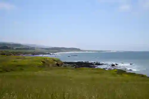 The California coastline facing south. Note: image is hyper-compressed with javascript disabled.