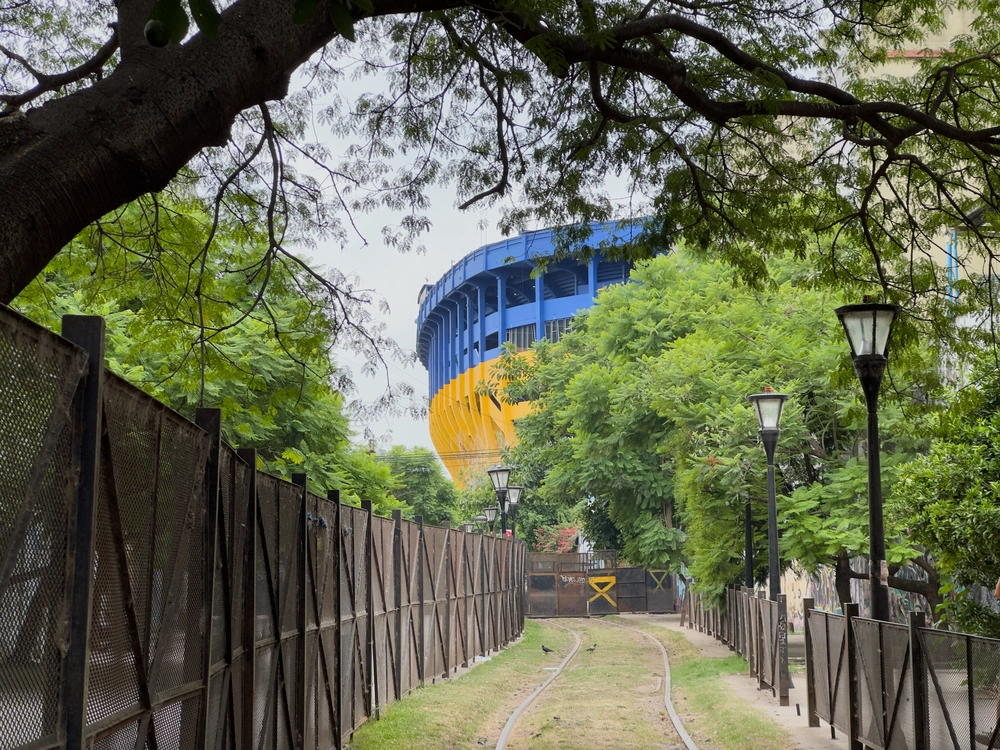 La Bombonera. I was fortunate to explore this area on game day. I didn't go to the match but I joined in the tailgate. Many Fernets were consumed.