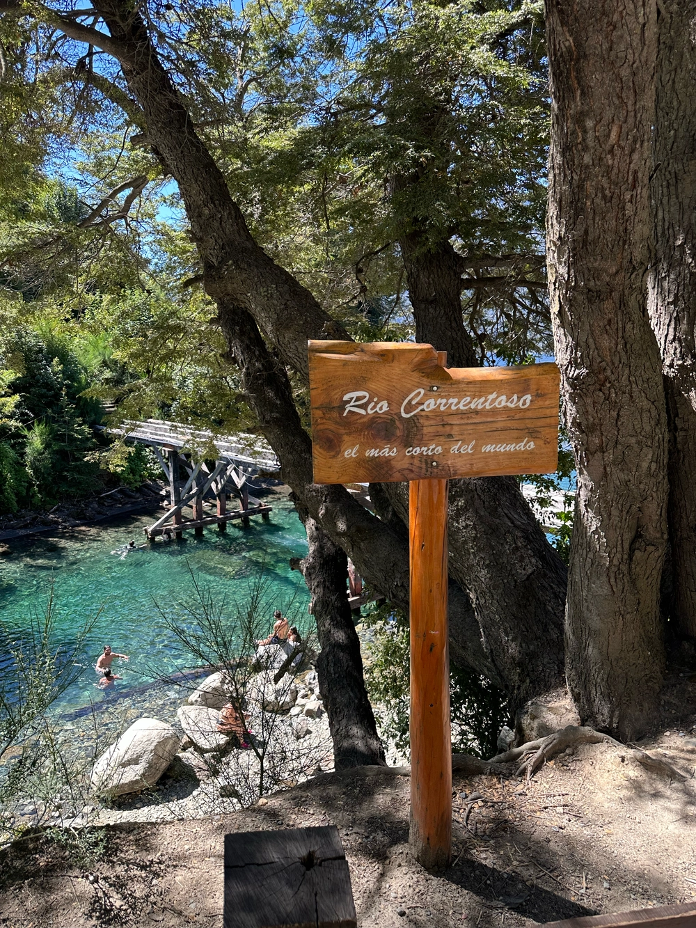 This is actually the shortest river in the world. Check out the coordinates map.